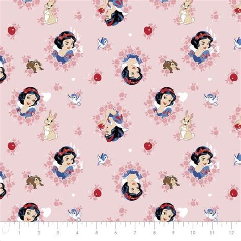 Forever Princess Pink Snow White Yardage 85100512 01 Etsy Em 2021