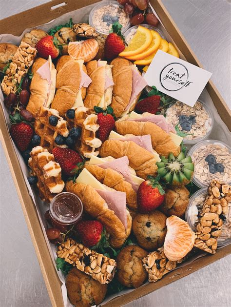 Breakfast Platter Box Partyfoodplatters Breakfast Platter Box