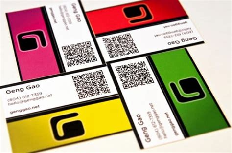 22 Great Examples Of QR Code Business Cards And Business Card Designs