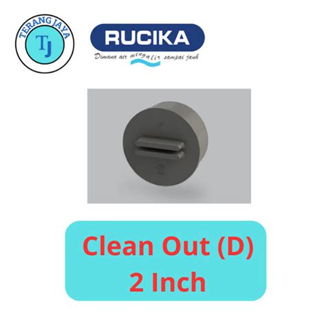 Jual CLEAN OUT D 2 INCH RUCIKA DOP DRAT TUTUP SEPTIC TANK PIPA PVC