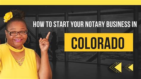 How To Start Notary Business In Colorado General Notary Work Notary