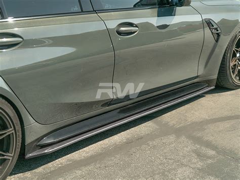 Bmw G80 M3 Rw Signatures Carbon Fiber Side Skirt Extensions 2021