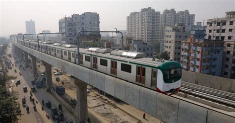 Dhaka metro rail to operate from 8am-2pm starting Wednesday