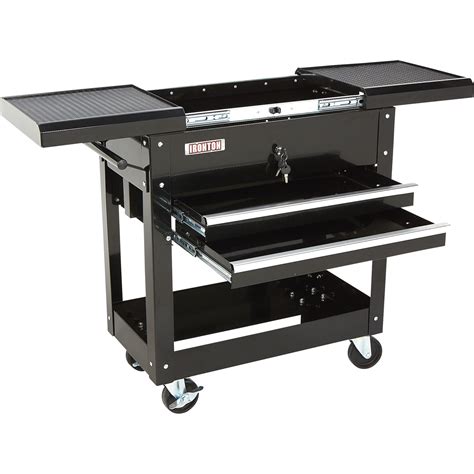 Ironton 2 Drawer Tool Cart 350 Lb Capacity 30 7in W X 14 6in D X 32