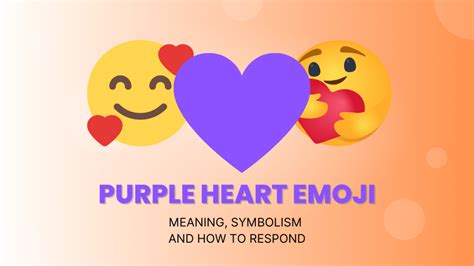 Purple Heart Emoji Meaning💜 and How to Respond