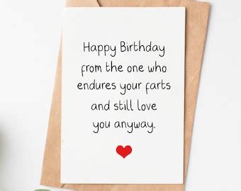 Funny Naked Man Card Funny Birthday Card For Her Him Husband Etsy