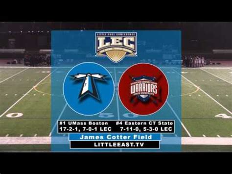 Lec Semifinals Umass Boston Women S Soccer Vs Eastern Conn