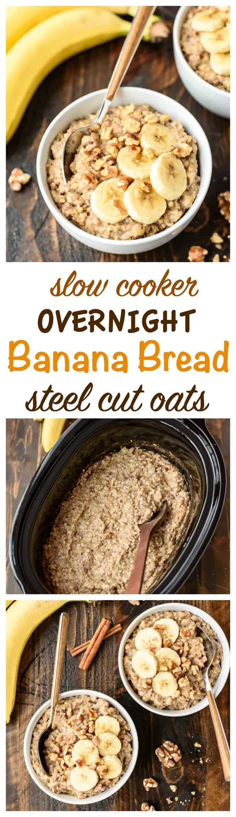 Overnight Slow Cooker Steel Cut Oats Well Plated By Erin