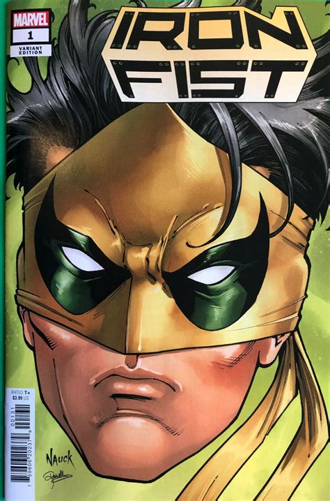 Iron Fist 1 2022 Nauck Head Shot Variant Cover Comic Books