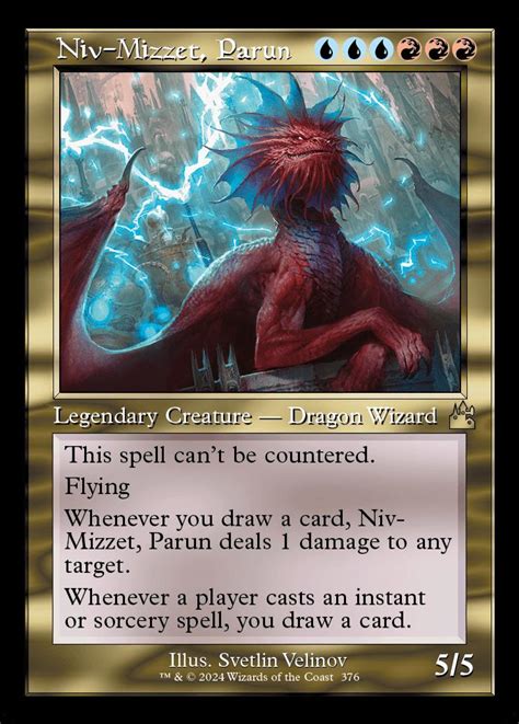 Niv Mizzet Parun Ravnica Remastered Variants Card Kingdom