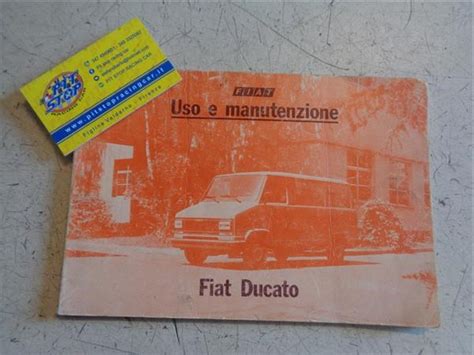 Libretto Uso E Manutenzione Fiat Ducato Edizione Originale