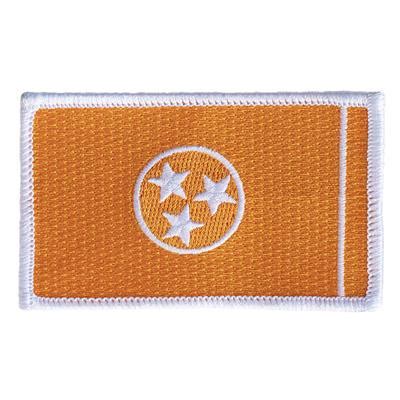 Orange Tennessee State Flag 3-3/8" X 2"