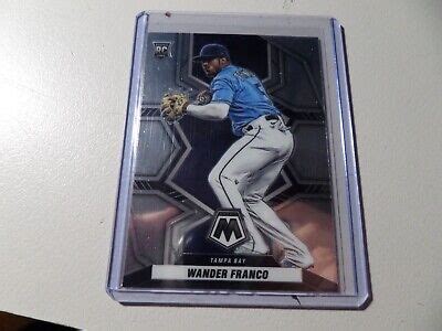 2022 Mosaic Baseball Base Rookies 244 Wander Franco Tampa Bay Rays