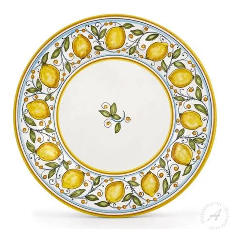 Dinner Plate Limoni Fima Italian Dinnerware Thatsarte