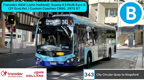 Transdev Nsw John Holland Scania K Ub Euro Zf Ecolife Custom