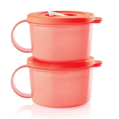 Crystalwave® Plus Soup Mug 2 Pc Set Tupperware Soup Mugs Mugs