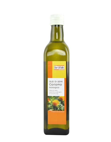 Olio Di Semi Di Cartamo Biologico Di FIOR DI LOTO 500ml