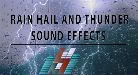 Rain And Thunder Sound Effect Pack in Sound Effects - UE Marketplace