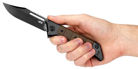 Zero Tolerance Tim Galyean Flipper Knife Cpm Cv Black Dlc