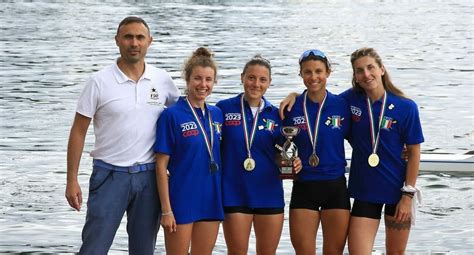 Cinque Tricolori E Due Argenti Per La Canottieri Lario Ai Campionati