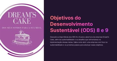 Objetivos Do Desenvolvimento Sustentável Ods 8 E 9