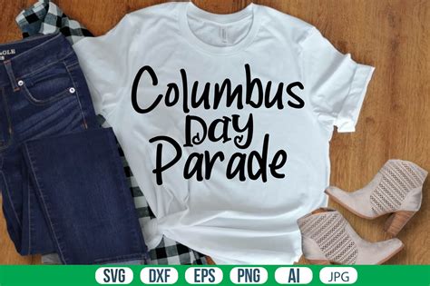 Columbus Day Parade Svg Graphic By Creativemomenul Creative Fabrica