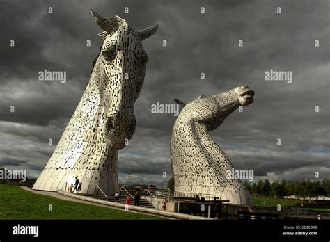 The Kelpies Helix Park Falkirk Scotland Uk Stock Photo Alamy