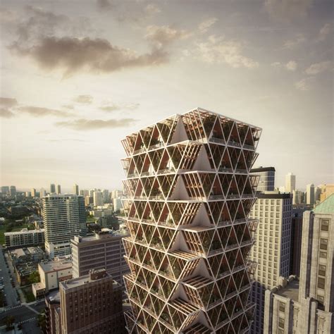 Gallery of Precht Designs Timber Skyscrapers with Modular Homes and