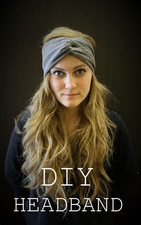 DIY Knotted Winter Headband HANNAH TYLER Knotted Headband Diy Diy