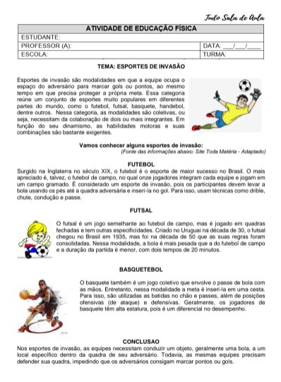 Atividade de educaÇÃo fÍsica 1º ano 2º ano jogos e brincadeiras