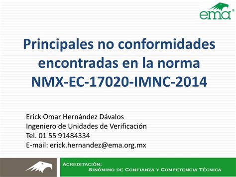 PDF Principales No Conformidades Encontradas En La Norma Amuvie Mx