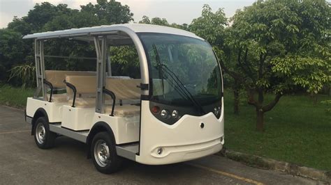 Seats Electric Shuttle Bus With Doors And Air Conditioner Lt S F