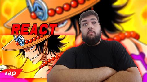 REACT Rap Do Ace One Piece PUNHOS DE FOGO NERD HITS YouTube