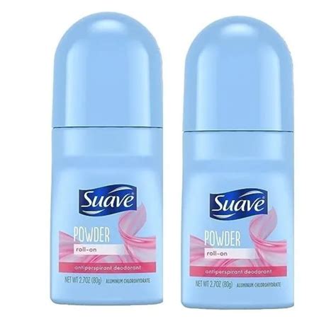 Suave 24 Hour Protection Antiperspirant Deodorant Roll On Powder 27 Ounce Pack