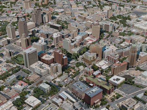 San Antonio City Usa 3d Model 2020 3dcadbrowser