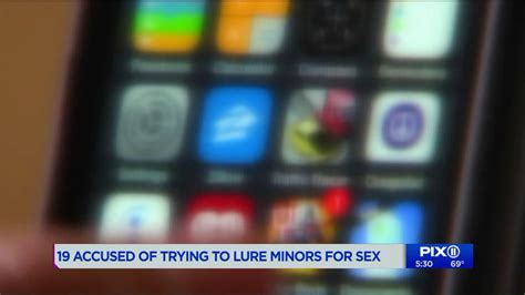 19 Accused Of Trying To Lure Minors For Sex