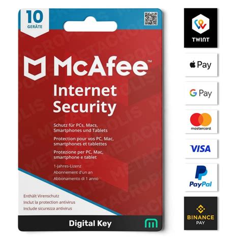 McAfee Internet Security 2022 10 Device 1J PC MAC Kaufen