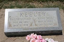 Ralph Lucian Keeley M Morial Find A Grave