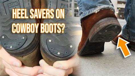 Im Skeptical Of Heel Savers Heel Guards On Cowboy Boots Youtube