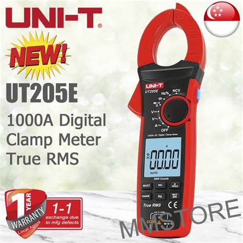 UNI T UT205E True RMS Digital Clamp Meter MM Store