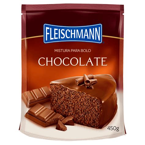 Mistura Para Bolo Fleischmann Chocolate 450g Superprix