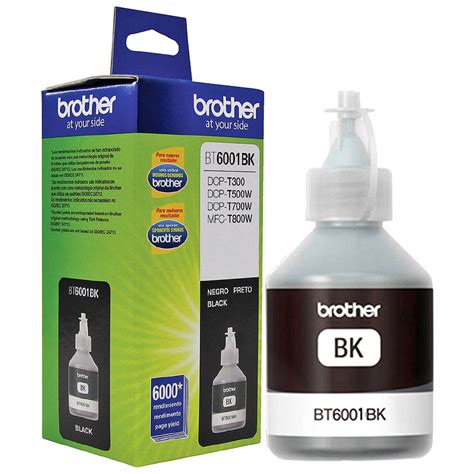 Tinta Brother BT 6001BK BT6001BK Original Preto Para InkTank DCP T300