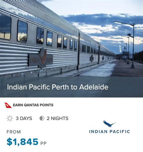 Indian Pacific Prices Indian Pacific Rail Journeys Sydney To Perth