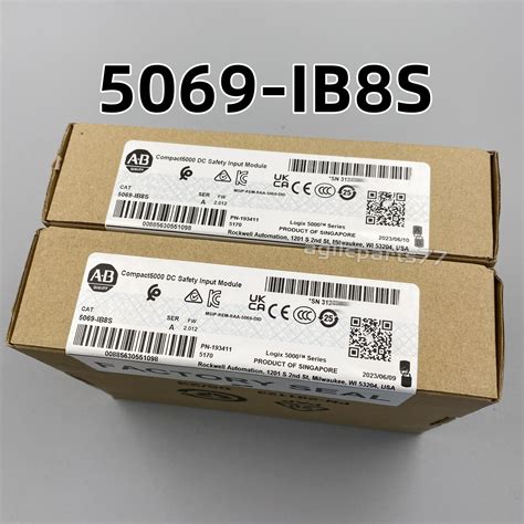 5069 IB8S AB SER A Compact I O 8 Ch DC Safety Input New Factory Sealed