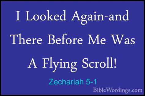 Zechariah 5 - Holy Bible English - BibleWordings.com