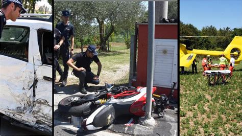 Pauroso Incidente Oggi A Riccione Moto Contro Auto Grave Centauro Enne