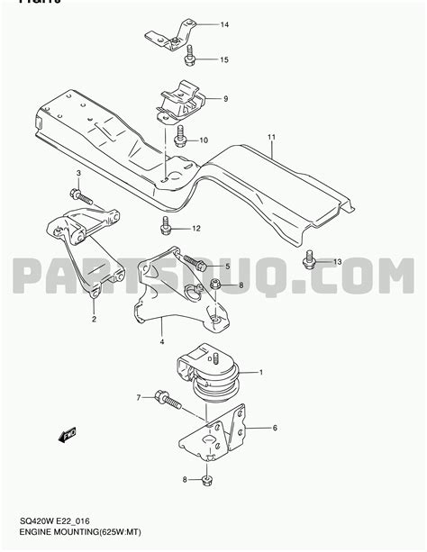 1 Engine Suzuki Grand Vitara Sq625 Sq625w G Vitara Parts Catalogs