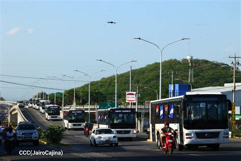 Nuevo Lote De Buses De China Llegan A Managua Para Ser Entregados Al