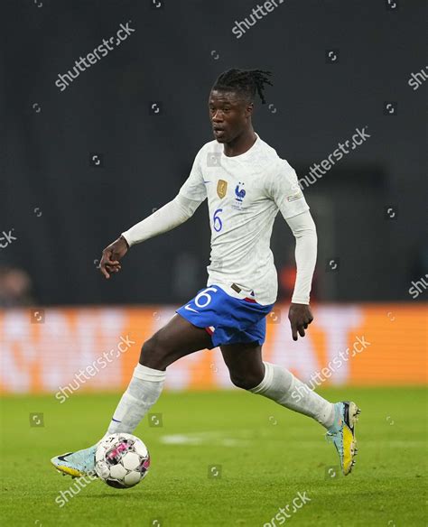 Eduardo Camavinga France Controls Ball During Editorial Stock Photo ...