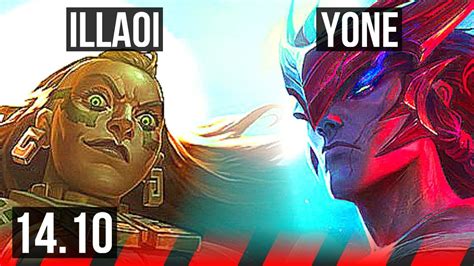 Illaoi Vs Yone Top Solo Kills Games Kr Diamond